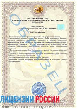 Образец сертификата соответствия (приложение) Боровичи Сертификат ISO 27001